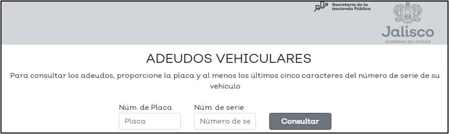 Pasos para consultar adeudo vehicular Jalisco 2022 en línea