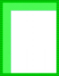 Marcos para Hojas Blancas con borde de color Verde 234x300 1